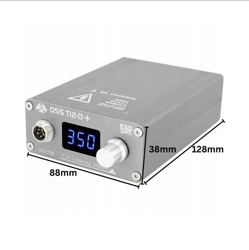 OSS T12-D+ 72W Temperature Controller Digital Soldering Station - Image 3