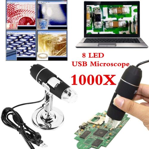 usb-mini-digital-microscope-1000xzoom USB MICROSCOPE, 1000X ZOOM 8 LED USB 2.0 DIGITAL MINI MICROSCOPE