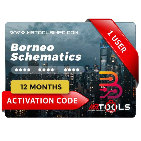 Borneo Schematics 1 User (12 Months) Activation Code