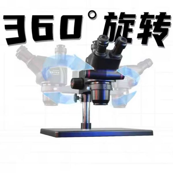 YCS-6575X Ultra HD Trinocular Microscope With Large Base - Image 3