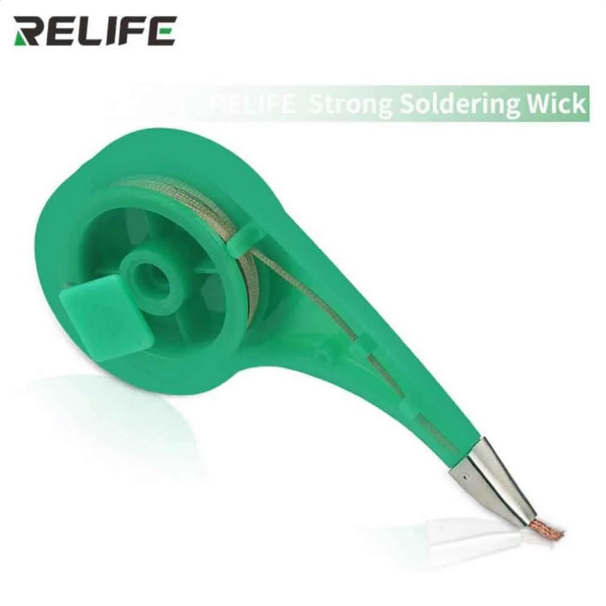 Relife RL-1520/RL-2020/RL-2520 / RL-3020/RL-3520 Desoldering Wicks Dispenser (Solder Remover Wick with Stainless Steel Mouth) - Image 6
